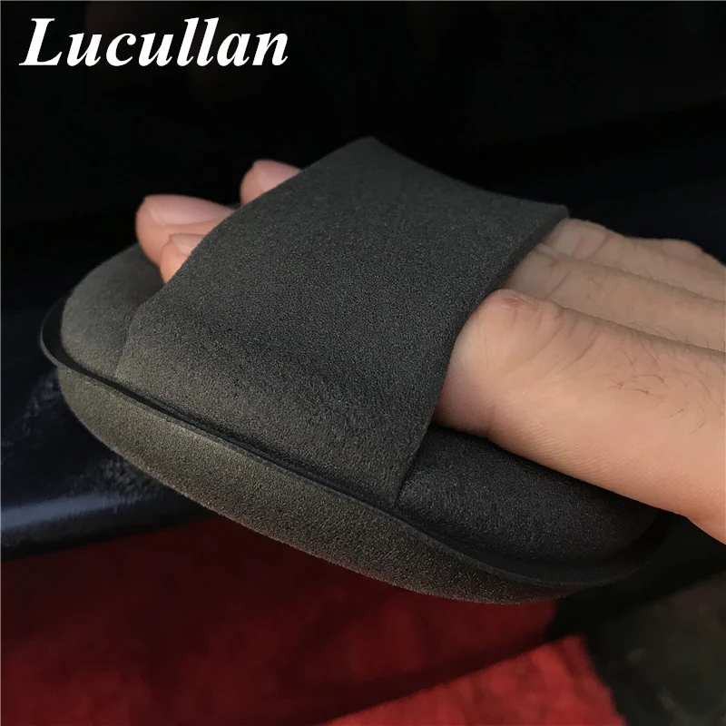 High Density Foam Sponge Auto Detailing Applicator Pad Waxing and Polishing Tools With Band As Pocket Car Cleaning Tool