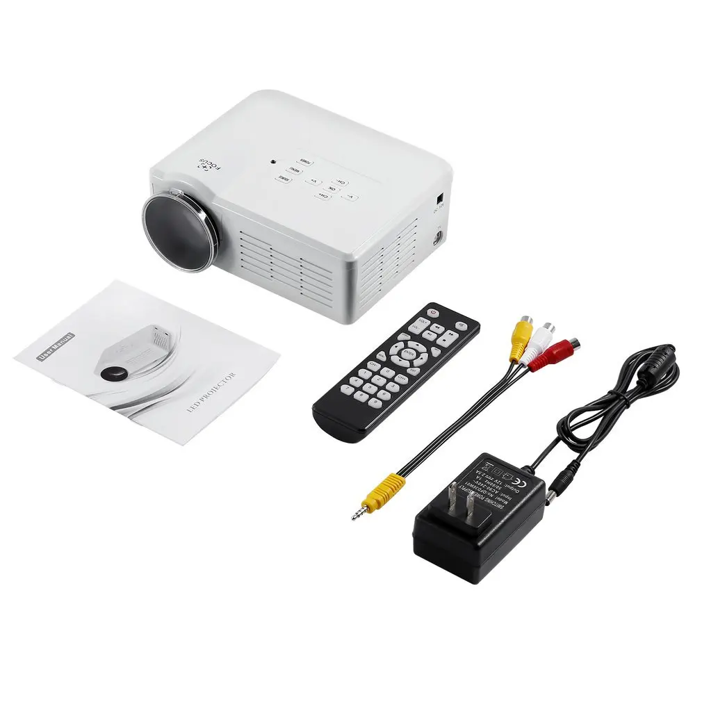 

Mini LED Video Projector Portable TV DVD Game Projectors LCD HD Video 3D Home Theater Education HDMI VGA AV USB Beamer BL-35