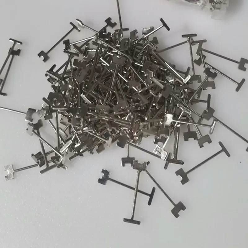 

100 Pcs Replacement Steel Needles For Flooring Wall Tile Leveling System Leveler Replaceable Pin Tiling Construction Tools 1.5mm