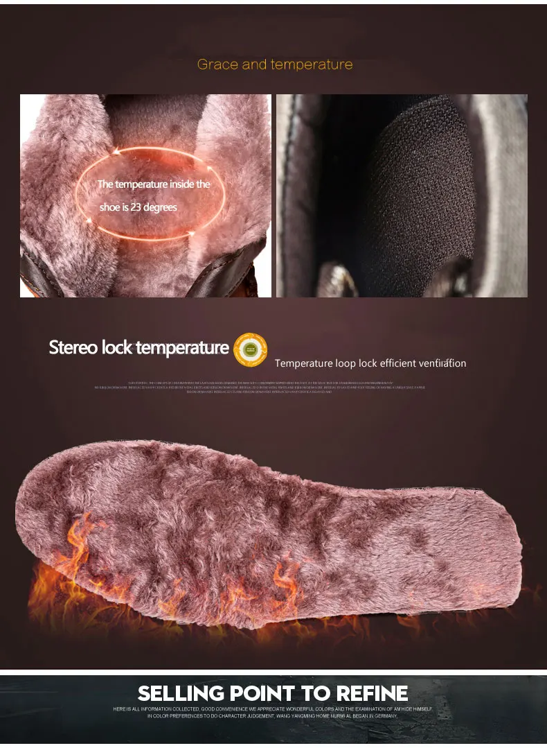 Лидер продаж; мужские теплые зимние ботинки; водонепроницаемые ботинки; Мужская плюшевая Обувь На Шнуровке; мужская повседневная обувь; уличная модная обувь; большие размеры