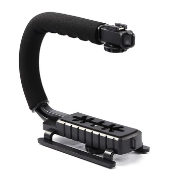 

C-Shape Video Handle Stabilizer Grip Bracket Holder Video Camera Stabilizers For SLR DV Cameras Free Shipping Camera Accessories