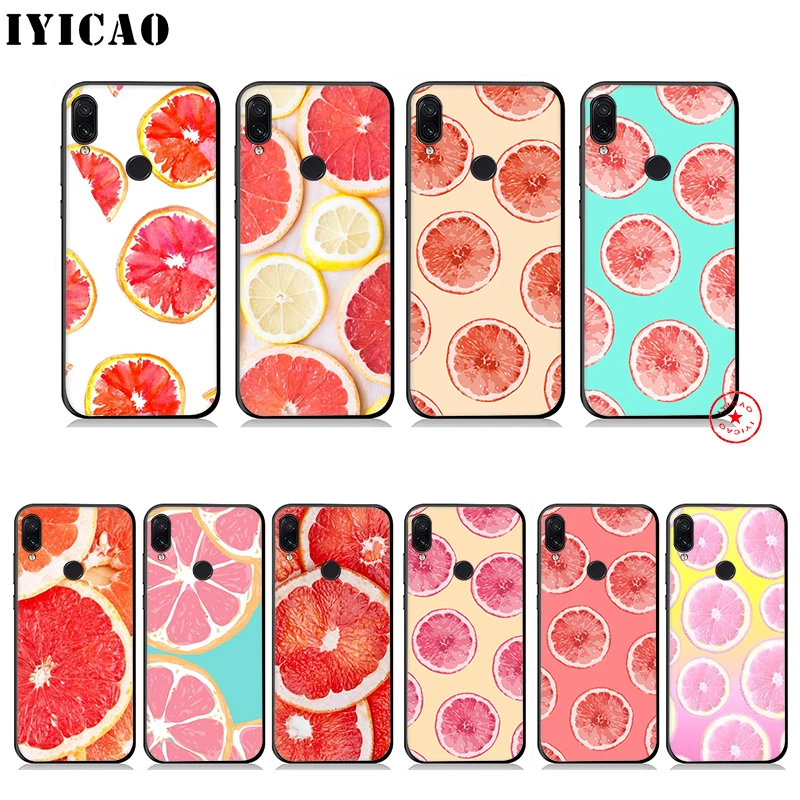 IYICAO Grape Fruit Art Soft Case for Redmi K20 8A 7A 7 6 Pro 6A 5 Plus 5A 4X 4A S2 Go Silicone |