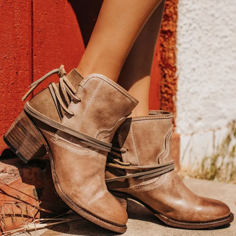 Winter New Ladies Pointed Shallow Mouth High Heel Boots Female Fashion Comfortable Casual Versatile Boots bota feminina