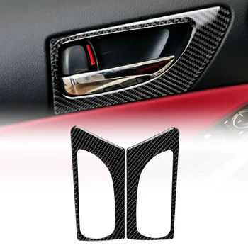 

2Pcs High Quality Car Carbon Fiber Front Door Handle Cover For Lexus IS250 IS350 2014-2018 Easy To Install
