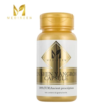 

Mediseen Ren Shen Yang Rong capsule, Cure Regulate endocrine, enhance immunity, heart, kidney and recover damaged cells, 50pcs