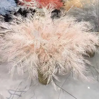 

100cm 110cm wedding docration long leaves champagne pink white blue Beautiful lush branch