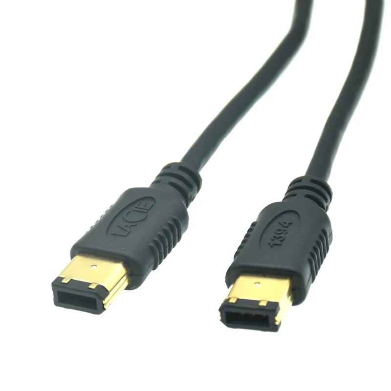 1m 1.8m 3m 5m IEEE 1394 Cable 1394a 6pin Male to 6 pin 6-6 Firewire iLink DV Connection High Quality 1.5m 4FT | Компьютеры и офис