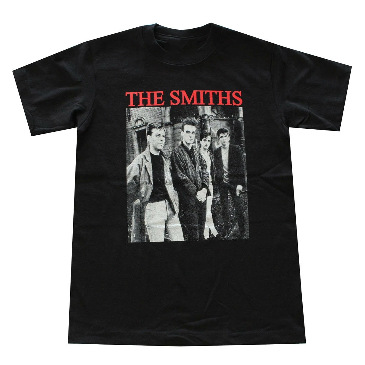 Детская футболка для мальчиков Футболка с принтом The Smith цвет черный красный