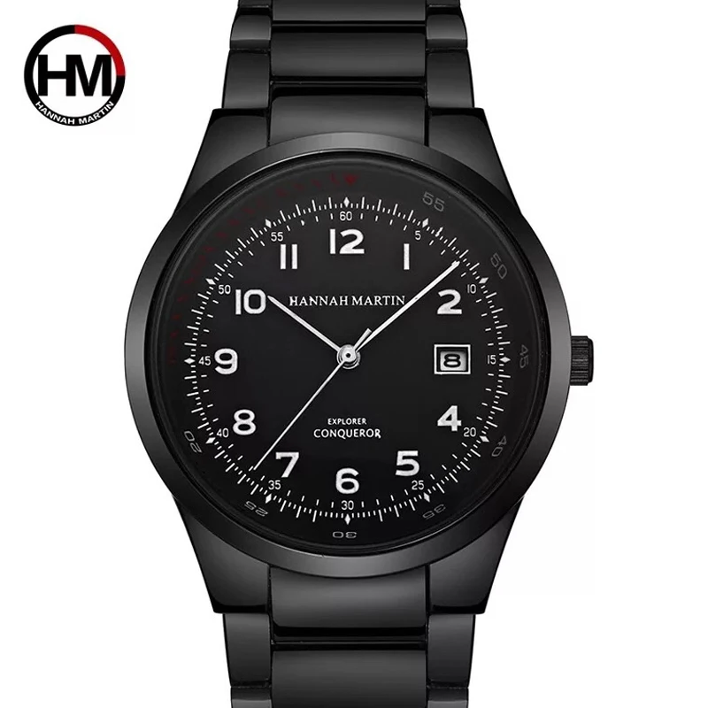 

Men's Pilots Sports Calendar Waterproof Watch Men Fashion Business Watch Stainless Steel Strap WristWatch For Man relogio