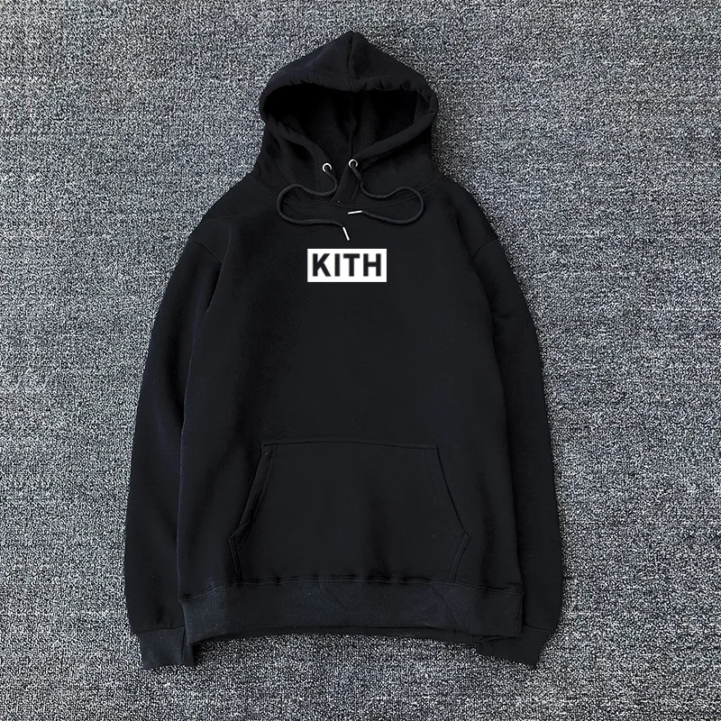 Женские и мужские модные толстовки с капюшоном kith, хлопковые зимние уличные трендовые спортивные толстовки для бега, мужские толстовки - Цвет: 23