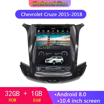 

10.4 inch Vertical Screen Android 8.0 Car GPS Navigation For Chevrolet Cruze 2015-2018 Bluetooth Wifi Radio multimedia Player
