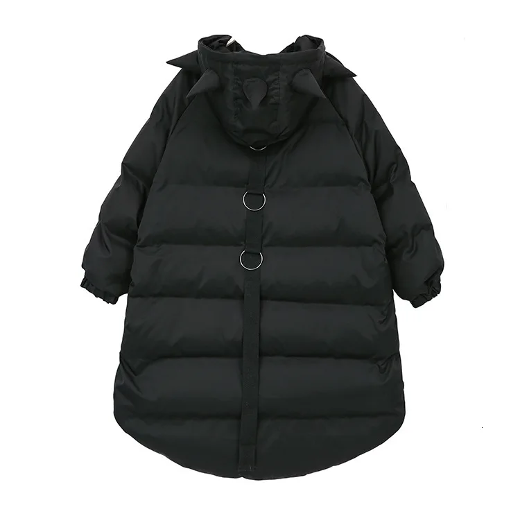 Max LuLu модная Корейская женская готическая одежда женские зимние куртки теплые стеганые пальто Повседневная парка с длинным капюшоном плюс размер