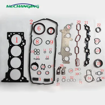 

FOR TOYOTA FORTUNER TACOMA Pickup HIACE HILUX II 2.7 4WD 2TRFE Metal Engine Rebuilding Kits Full Set Engine Gasket 04111-75802