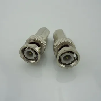 

100Pcs/Lot Bnc Connector Male For Twist-On Coaxial RG58/RG59/RG60 Cable For Surveillance System Cctv Video camera Accessories A7