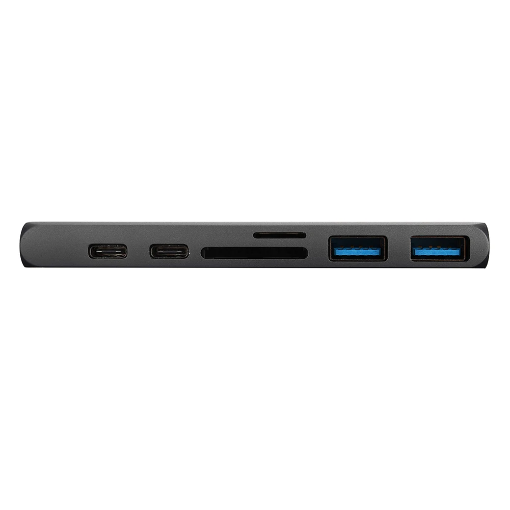 7 в 1 HDMI++ TF+ 2xUSB3. 0+ 2xPD Тип-C быстрая концентратор-картридер адаптер