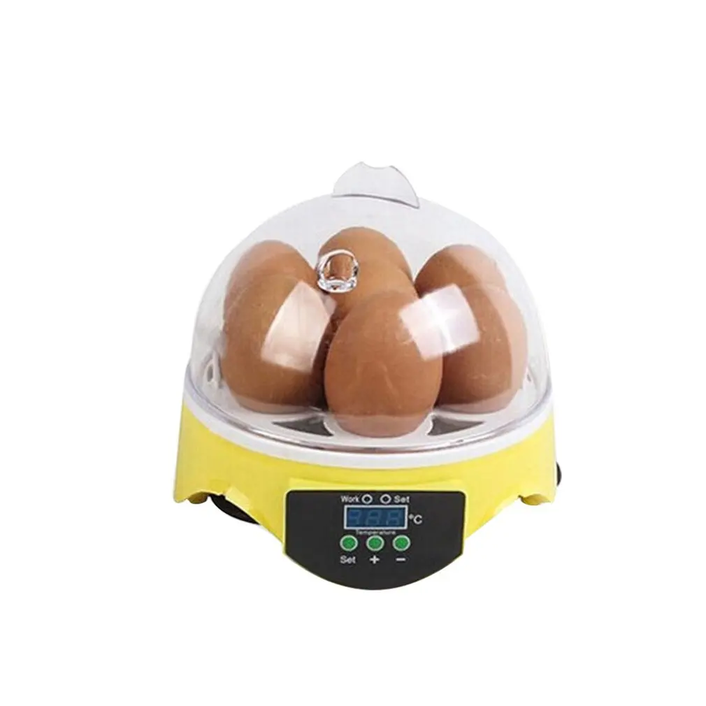 Цифровой яичный инкубатор 7 яиц полуавтоматический инкубатор с яичником автоматический с автоматическим переворотом яиц сельскохозяйственная инкубаторная машина