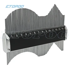 6 дюймов форма Дубликатор многоцелевой измерения общие инструменты прозрачный металлический Контур Калибр Профессиональный плиточный прочный ламинат