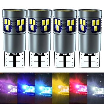 

2x Auto T10 W5W 194 168 LED Canbus Car Bulb Reading Dome Interior Side Marker Lights 6000k White ice blue orange pink purple 12V