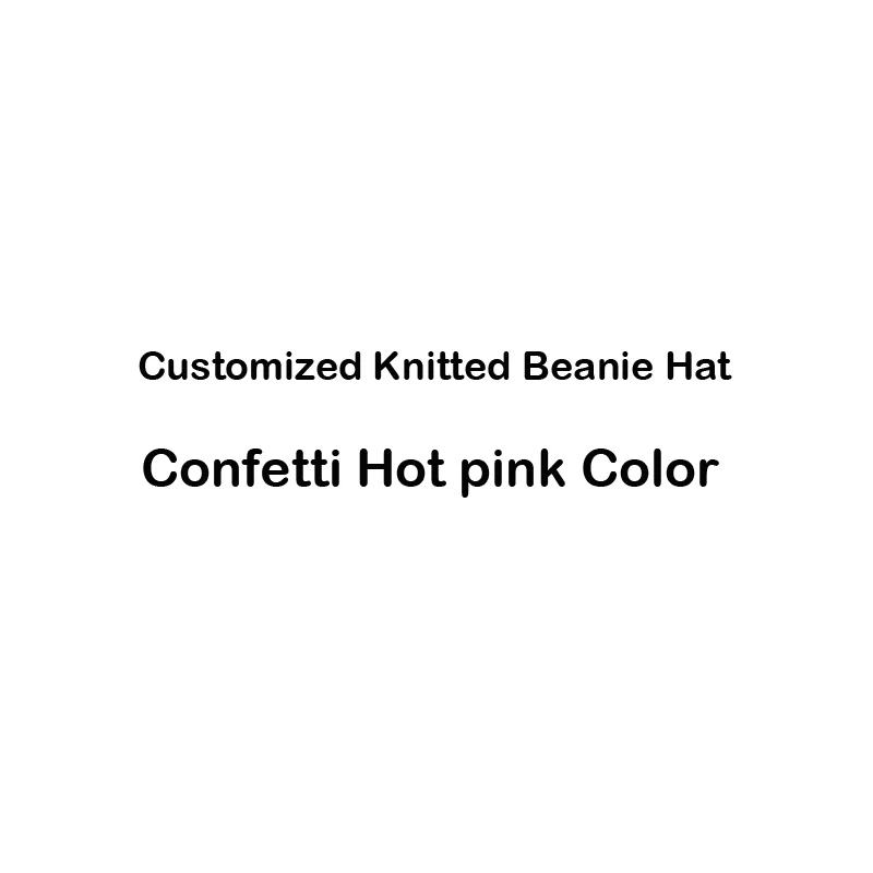 Confetti Hot pink Подгонял шлем зимы - Цвет: Confetti Hot pink