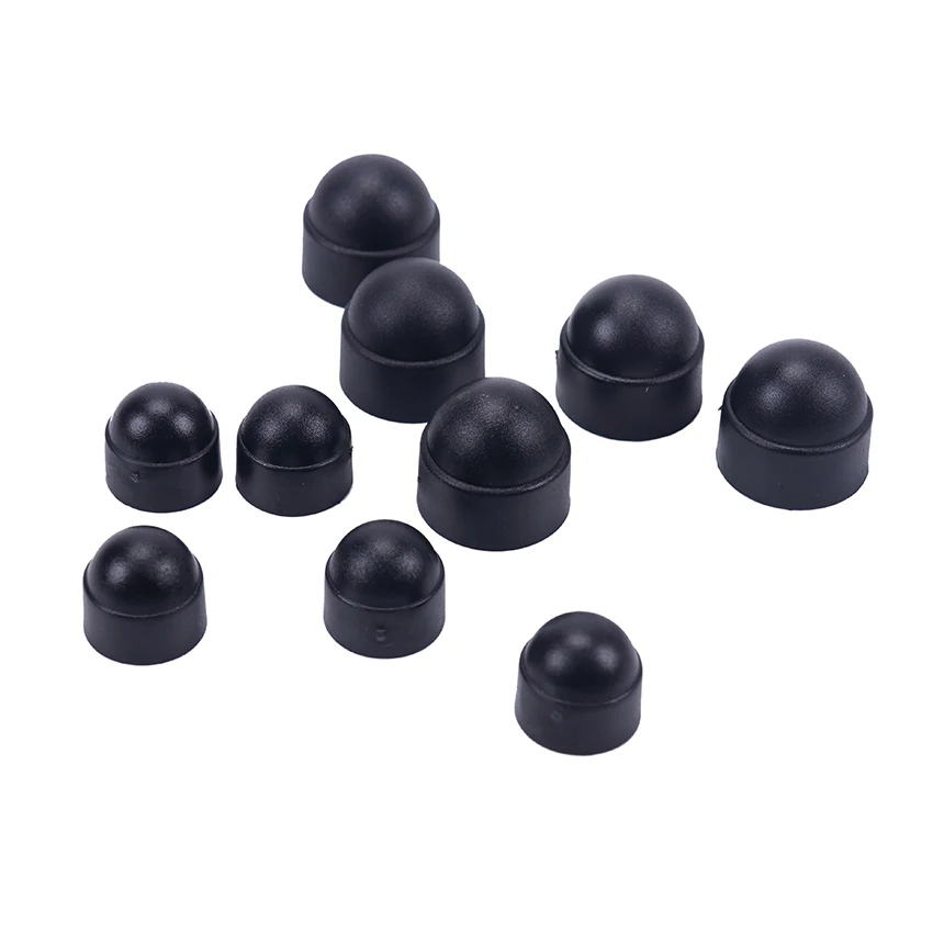 20PCS M8 M10 Bolt Nut Dome Protection Caps Covers Exposed Protect Against Weathering Hexagon Plastic Nuts Caps