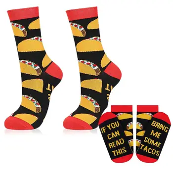 

2019 Fashion Trend Unisex Funny Letter Printing Socks Autumn Winter New Women Men Casual Leisure Creative Sock Warmers Accessory