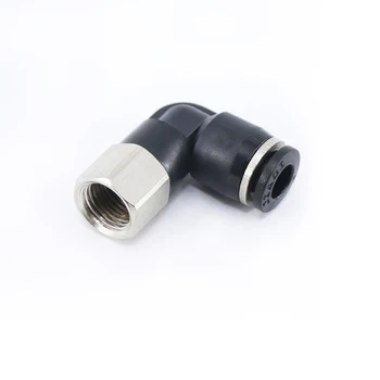 

Pneumatic connector- PLF series Pneumatic Female Elbow Connector Tube Air Push In Fitting