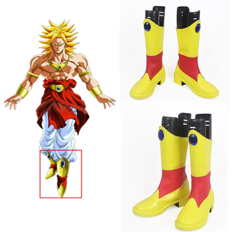Обувь для костюмированной вечеринки в стиле аниме Dragon Ball Z Saiyan Broli Модная обувь