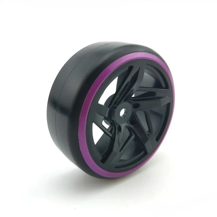 

HSP 94123 CS D3 Tt01 Tt02 1/10 Wear Belt Shock-resistant Inner Wearing Double Layer Drift Tire 4 PCs