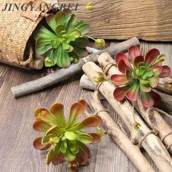 

Succulent Plants Lotus Artificial Flower Home Decoration Table Coffee Vase Floral Furnishings Wedding Decor