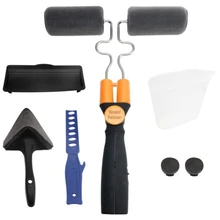 5 шт. многофункциональные малярные роликовые кисти, набор инструментов для использования, для удержания, для настенной краски, двухсторонняя роликовая щетка, малярные кисти, инструмент