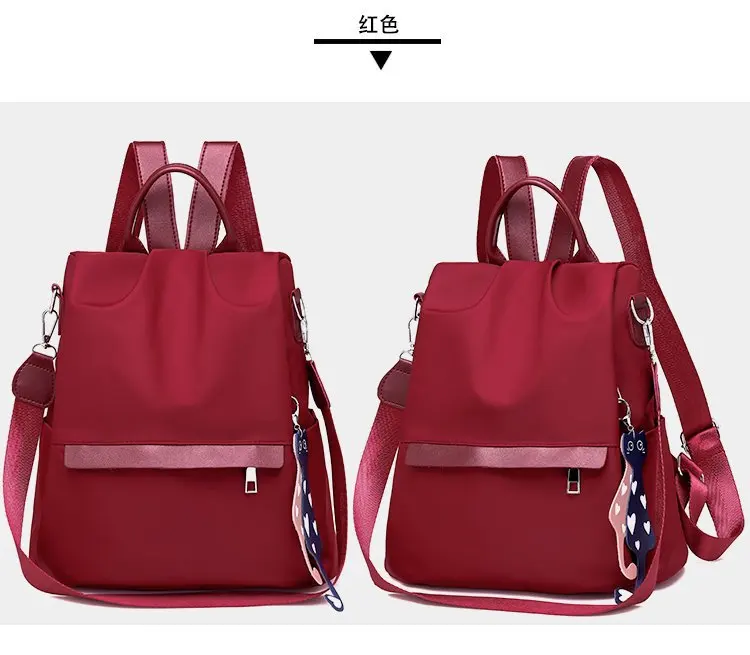 New Style Backpack WOMEN'S Bag Oxford Cloth Waterproof Anti-Theft Multifunctional Bag Manufacturers Wholesale Foreign Trade Expo