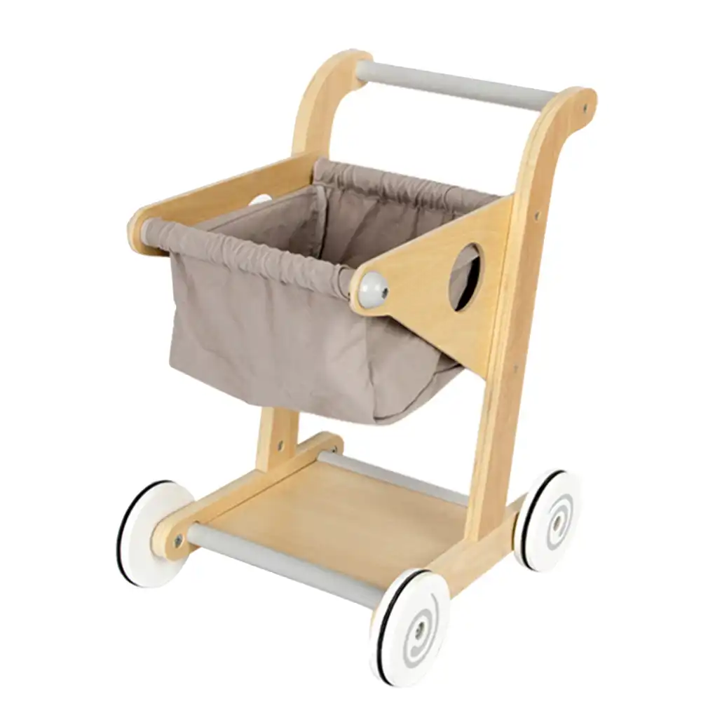 Houten winkelwagentjes voor peuters