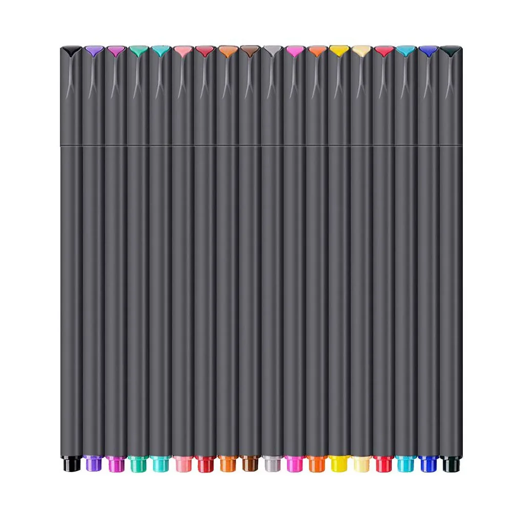 

MyLifeUNIT Smart Colored Pens for Sketching Writing Drawing 0.38mm Fine Point Pens Fine Tip Drawing Pens Colorful Markers