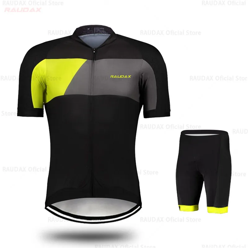 New Pro Team Cycling Jersey 19D Gel Pad Bike Shorts Set Quick Drying MTB Ropa Ciclismo Mens Summer Bicycling Maillot Wear - Цвет: 6