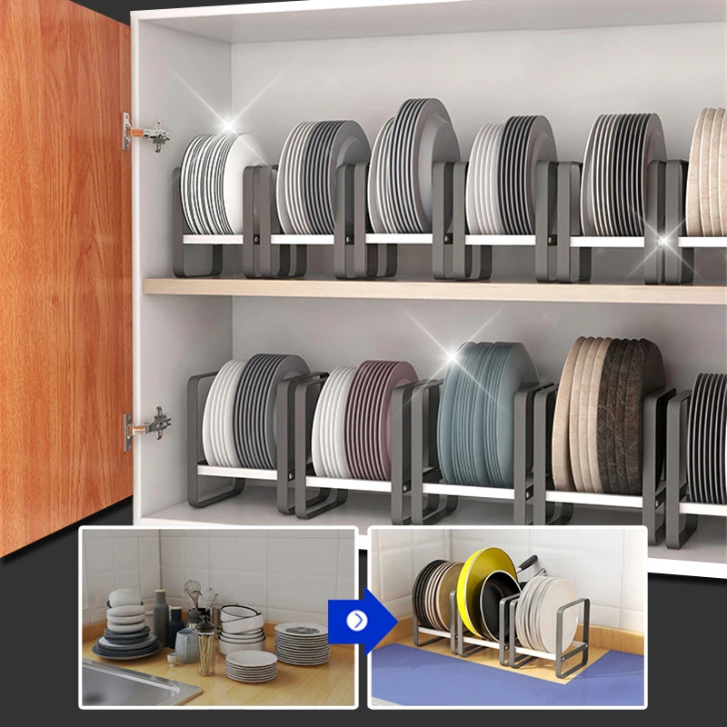 주방 오거나이저 캐비닛 플레이트 요리 건조 랙 홀더 드레이너 용품 Kitechen 보관 및 주문 액세서리