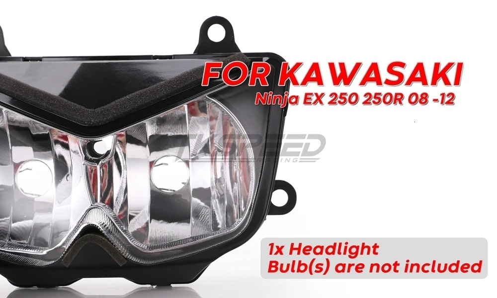 Передняя фара для мотоцикла для Kawasaki Ninja 250R EX250 2008-2012 Z1000 2003-2006