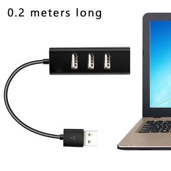 

0.2m USB 2.0 Hi-Speed 4 Ports Hub High Speed 4 Port USB 2.0 HUB Splitter