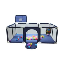 Corralito de Color sólido para bebé, PISCINA DE BOLAS secas para recién nacido, protege la seguridad del bebé