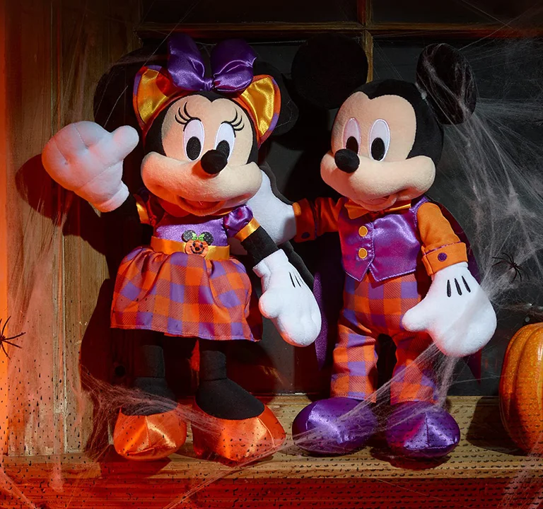 Halloween Minnie Mouse Plush 2022 2021 Disney Halloween Mickey Minnie Mouse Plush Toy Gift Movies Tv Aliexpress