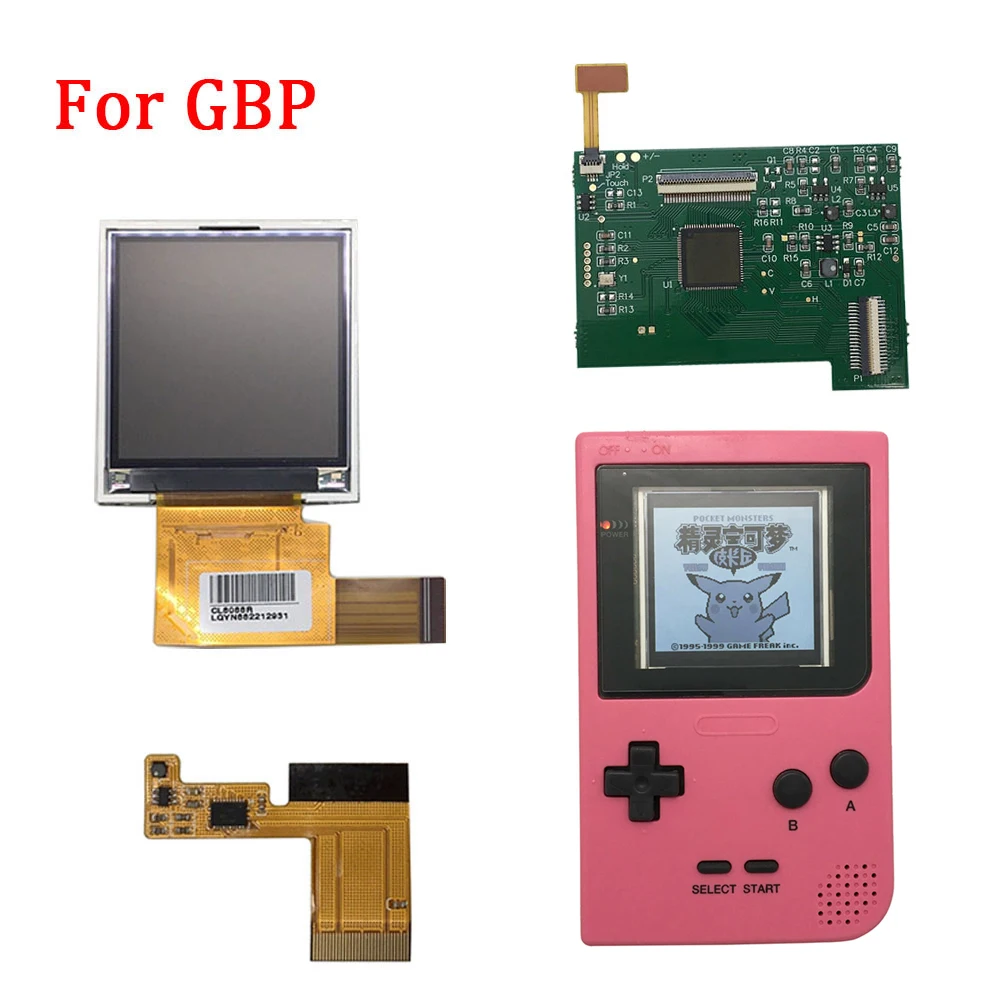Комплект для модификации ЖК-экрана, Сменный Набор для nintendo GBP, консоль gbc, ЖК-экран для SNK, NGPC, аксессуары для геймпада