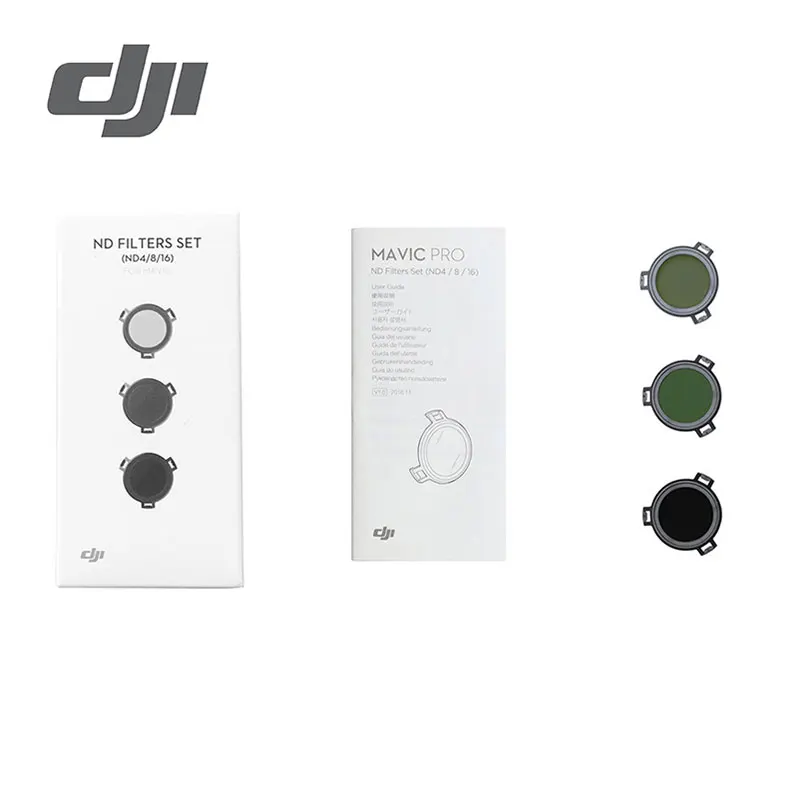 

DJI Mavic Pro ND Filters Set (ND4/8/16)reduces light by 2/3/4 stops to effectively avoid over exposure compatible with mavic pro