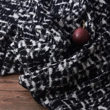 Шерстяная ткань высокого качества осенняя и зимняя плотная цветная тканая жаккардовая куртка Большая одежда ткань высокого класса льняная ткань