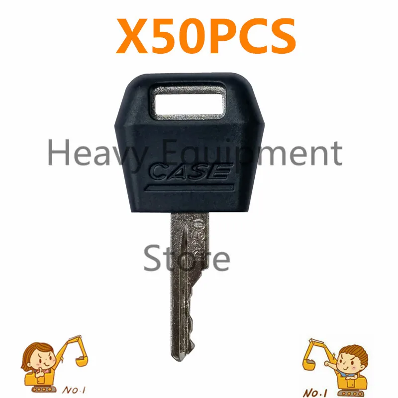 

50Pcs Ignition Keys Fits Case IH Tractor Dozer Backhoe D250 For Case/International Harvester Excavator free shipping new
