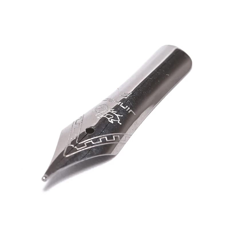 

1Pcs Metal Straight Fountain Pen Nib Small Tip Universal Design Silver Pen Nib Use For Most Of The Pen