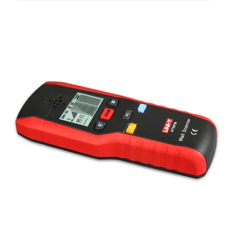 Cena UNI T UT387B ręczny szybki detektor przewodów w ścianie Tester metalu drewna kabel zasilający przewód elektryczny Finder skaner dokładne narzędzie do wykrywania ściany