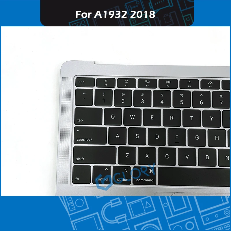 Космический серый США Макет A1932 Топ чехол для Macbook Air retina 1" A1932 Топ чехол Упор для рук с клавиатурой+ подсветкой MRE82