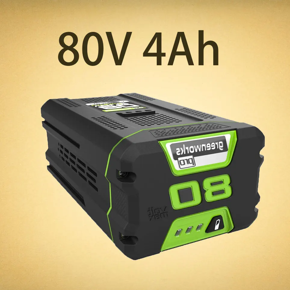New long-lasting Greenworks Pro 80V 4Ah lithium-ion battery GBA80400 | Электроника