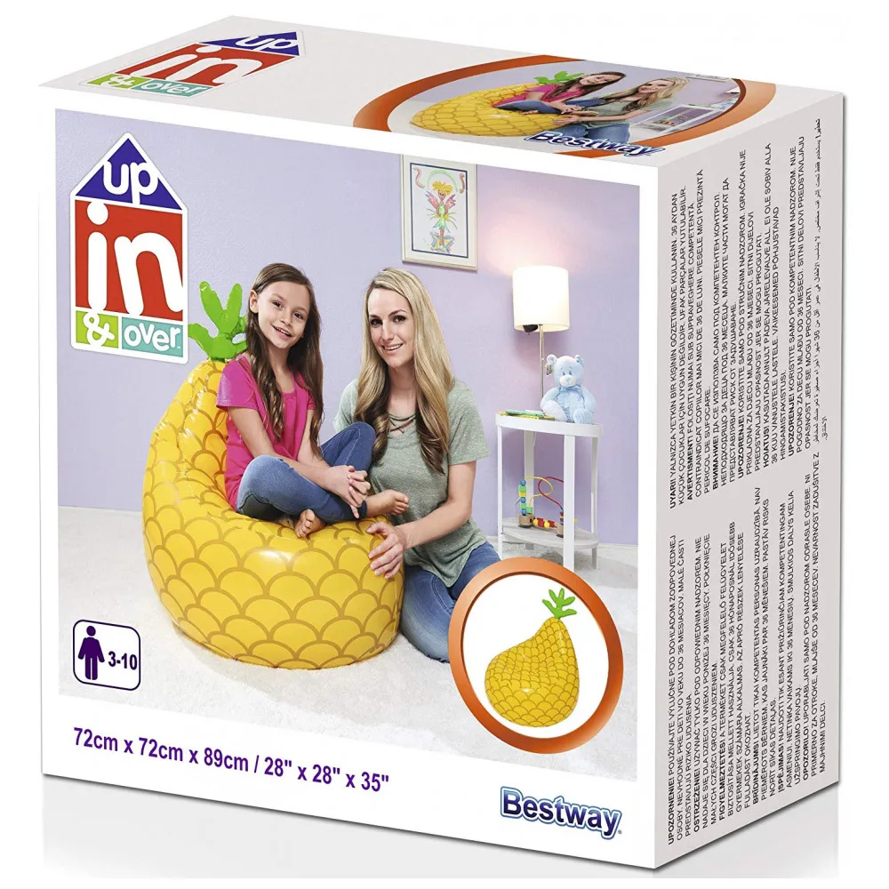 Надувное кресло Ананас 72х90см Bestway 75066