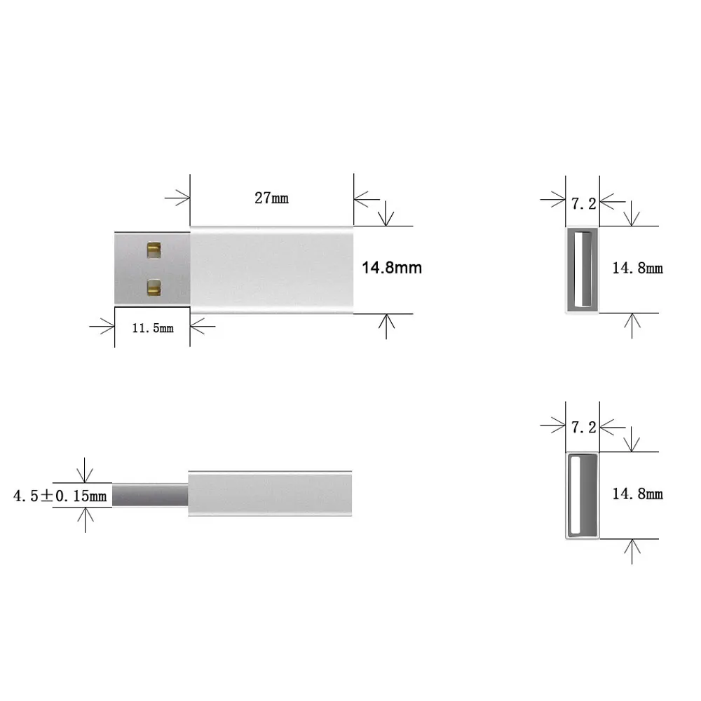 Блокировщик данных USB защита блокировка нежелательной передачи Защита