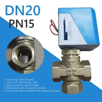 

AC220V 2-wire 3-control Motorized Ball Valve Convenient Practical User-friendly Design Electric Control Water Actuator